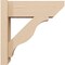 Ekena Millwork 5 1/2-in W x 14-in D x 14-in H Funston Slat Rough Cedar Woodgrain TimberThane Outlooker, Primed Tan OUTUR055X14X14FST24RCPR - alternate 3